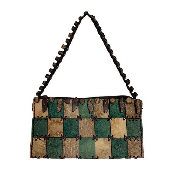 Handmade Coconut Shell Purse - Picture 1 of 12